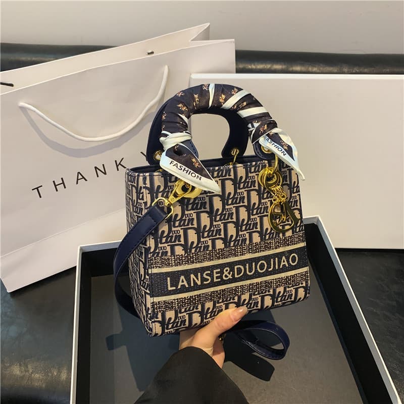 Premium Lady Dior Bag Women 2025 New Style Fashion Versatile Vintage Handheld Shoulder Crossbody Trendy Handbag