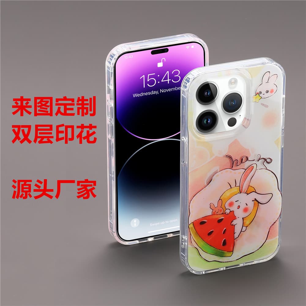IMD process custom design for Apple 17 phone case, double-layer printing for iPhone 17/17 Pro processing