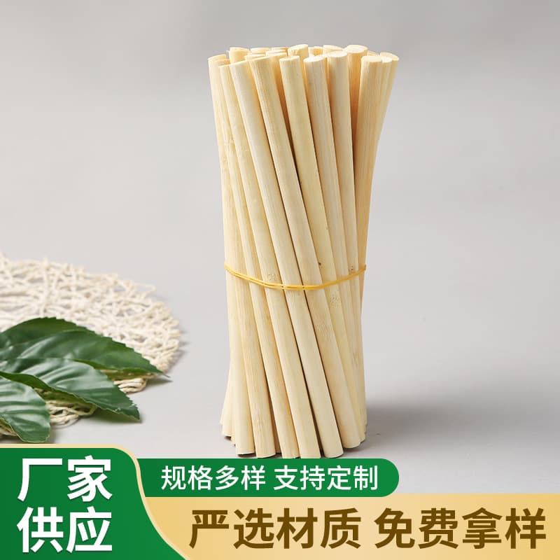 Physical Factory 8mm Bamboo Sticks for Cat Teaser Round Rods, Assembly Model Birdcage Materials, Customizable Lantern Handles with Holes