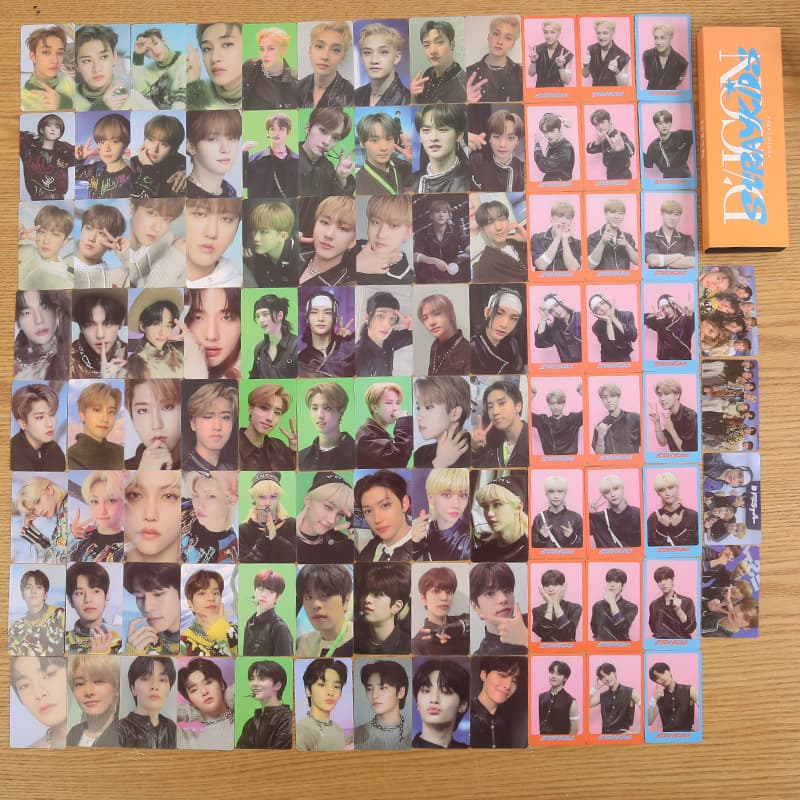 STRAY KIDS DICON 100-Piece Set Same-Style Photocards