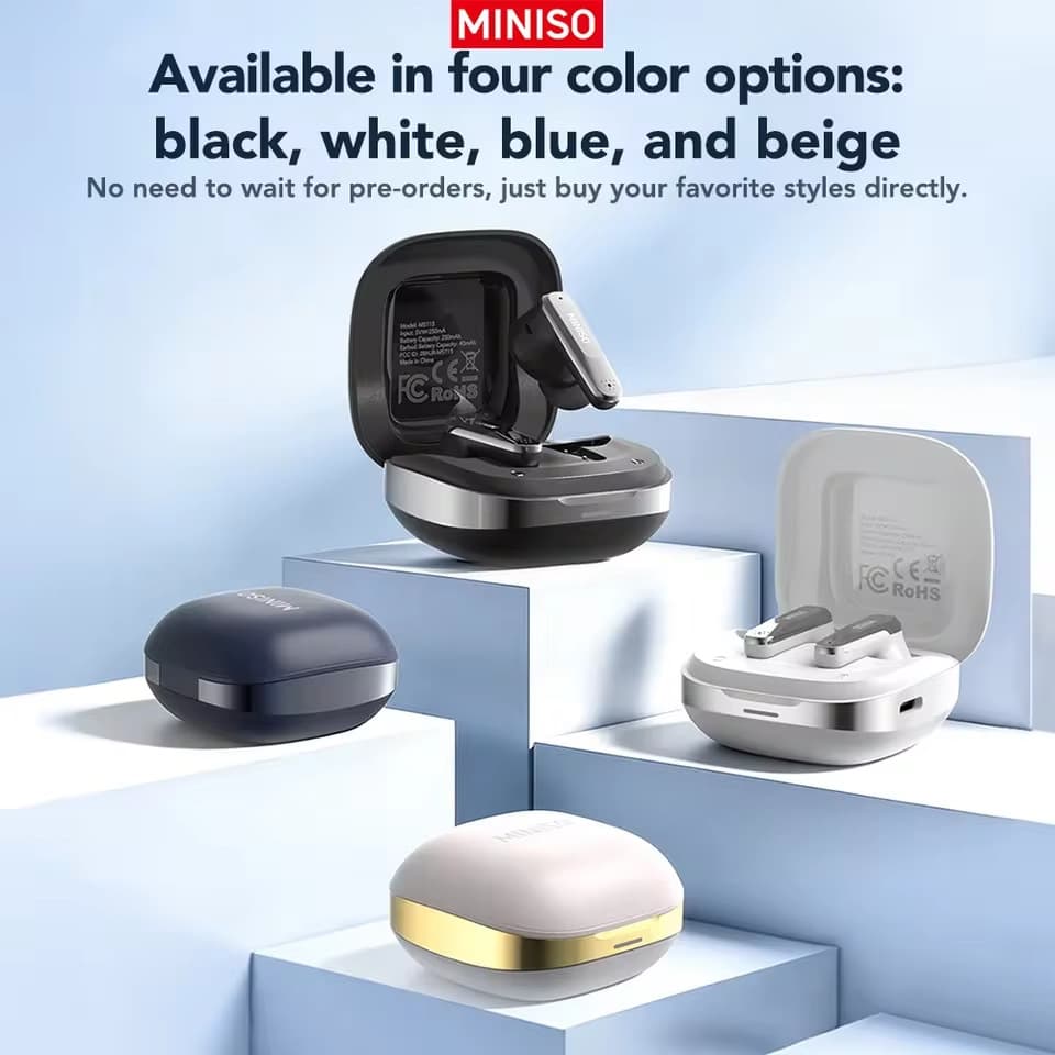 Miniso MS115 Wireless Bluetooth Earphones Intelligent Noise Cancellation Ultra-Long Battery Life TWS In-Ear Translation Earbuds