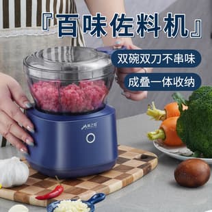 Home USB Electric Meat Grinder Garlic Masher Vegetable Cutter Garlic Chopper Chili Vegetable Chopper Meat Grinder Glass Version