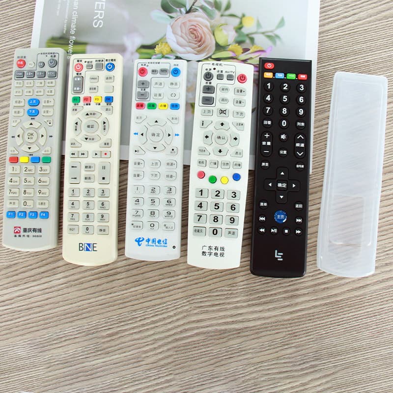 Universal Remote Control Protective Case for Home TV and Air Conditioner, Silicone Dustproof Cover, Waterproof and Shockproof Remote Sleeve