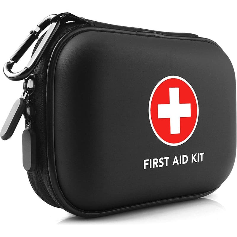 Portable PU Leather Medical First Aid Kit Outdoor Home Use Zipper Medicine Box Multi-Function Emergency Kit Convenient Storage