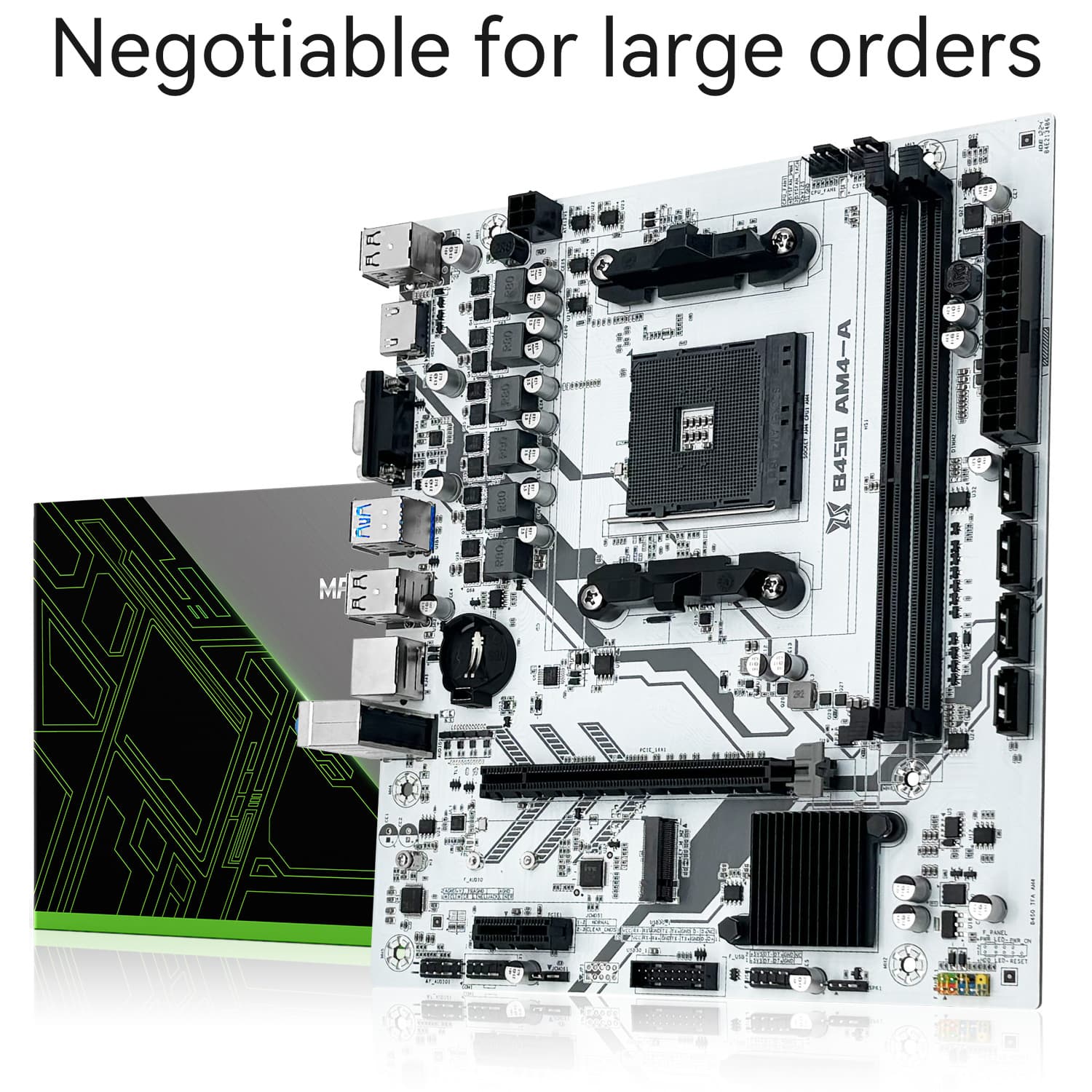 MACHINIST B450 AM4-A Motherboard DDR4 Supports NVMe M.2 M-ATX