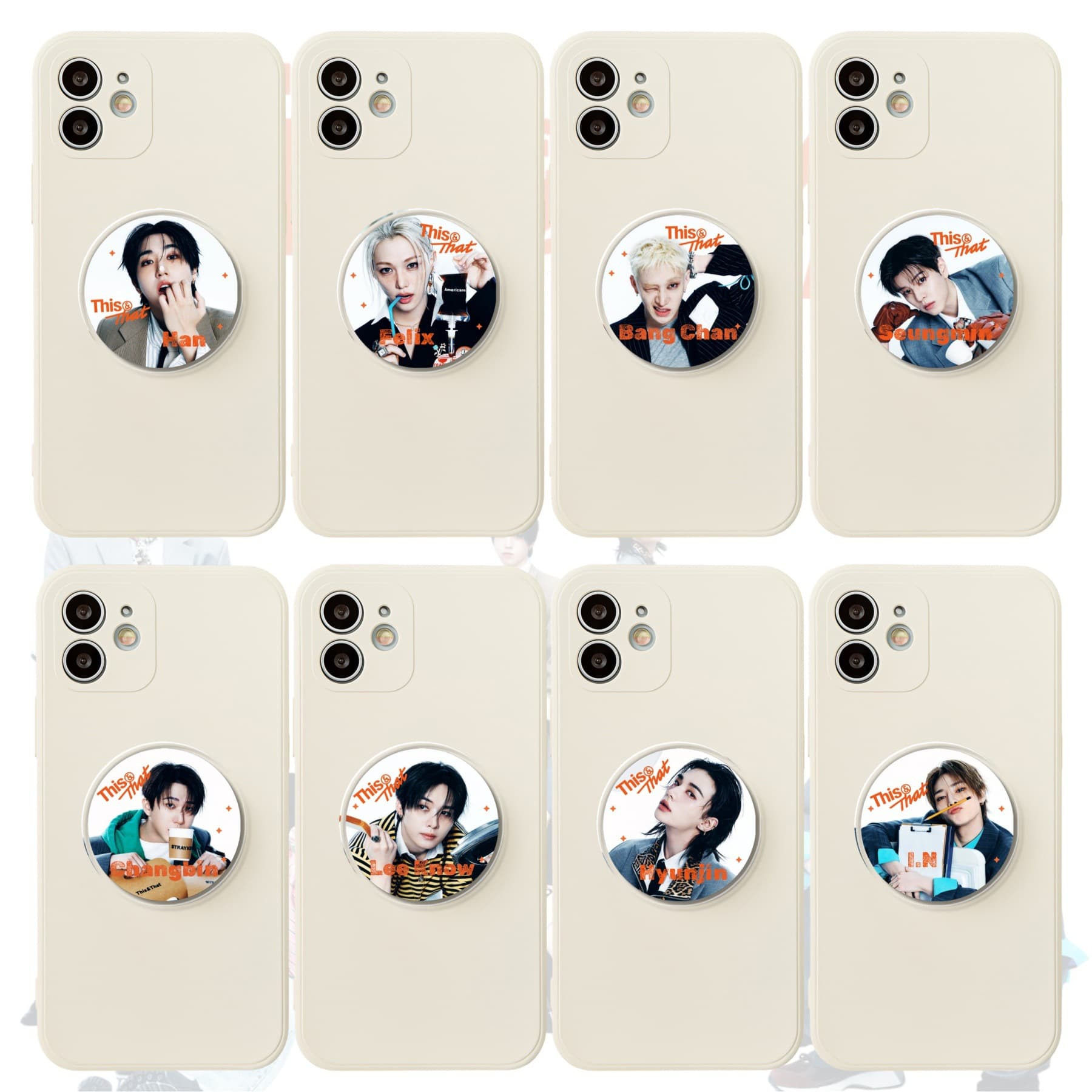 SKZ STRAY KIDS new album acrylic mobile phone airbag holder star peripherals