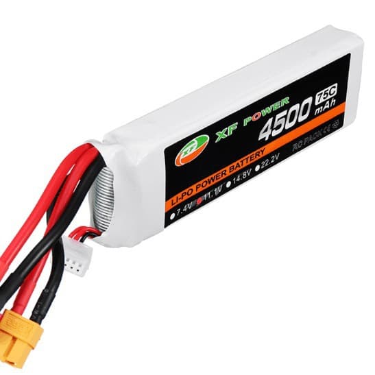 2017 ZOP Aviation 4500mAh 2S 3S 4S 11.1V 75C Polymer RC Car Boat High-Rate Lithium Battery