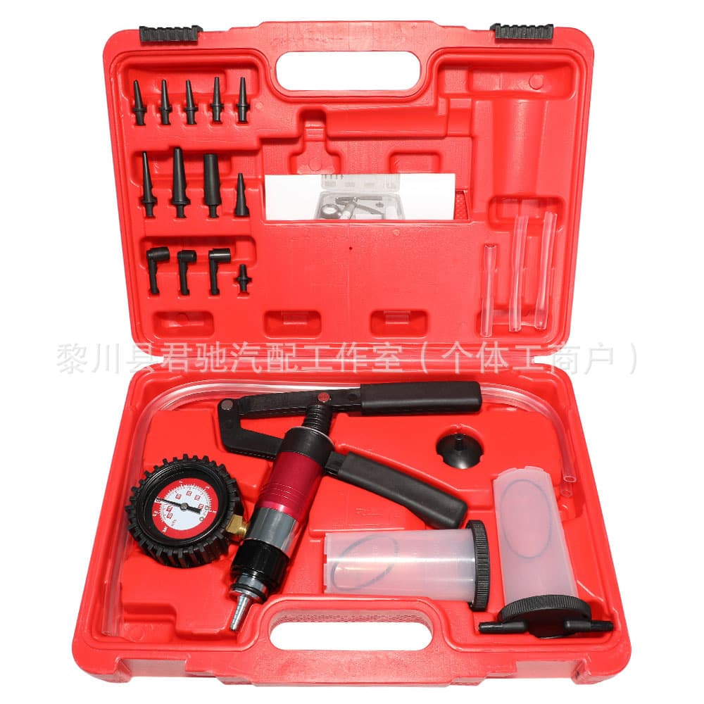 Manual Vacuum Pump Vacuum Suction Gun Air Pump for Car Vacuum Suction and Blow Dual-Purpose Vacuum Gauge Brake Oil Extractor