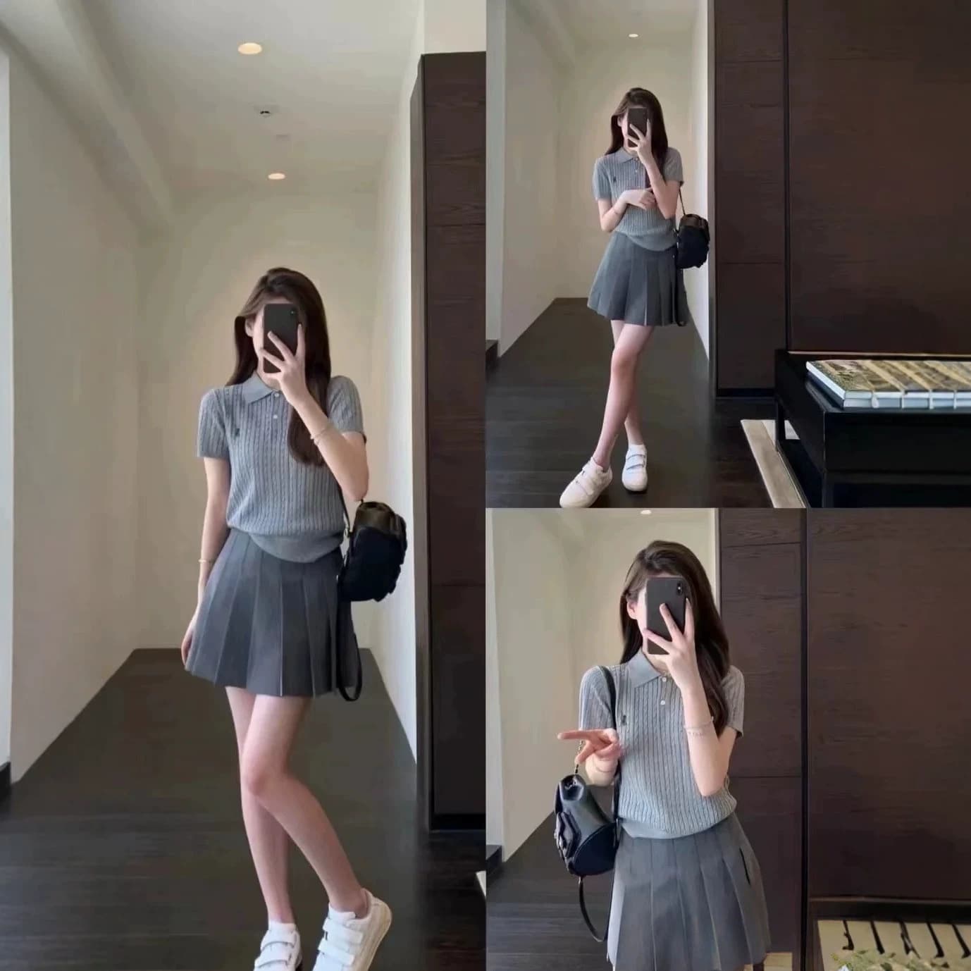 Scan-to-verify Ralph Lauren Pony logo polo shirt short sleeve women's knit top sweater RL cable knit tee women