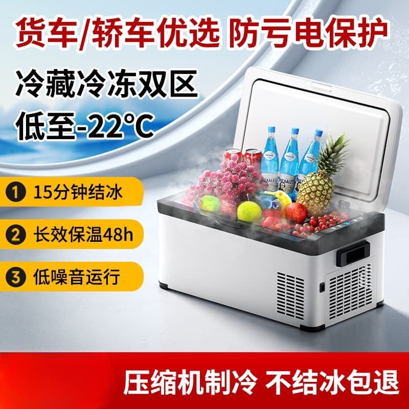 Free shipping SAST car refrigerator compressor cooling 12V/24V home/car use freezer cooler for vehicles