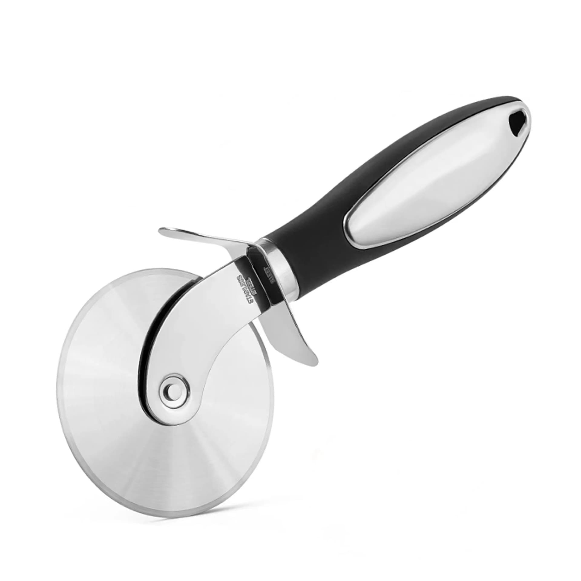 Stainless Steel Pizza Cutter with Scraper, Rolling Pizza Wheel, Home Baking Tool for Western Cuisine