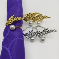 European and American rice and wheat ear napkin rings, hotel Western restaurant table setting cloth rings, cross-border