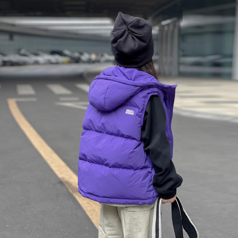 Korean children's clothing children's down vest autumn vest outer wear boys and girls kindergarten vest parent-child vest