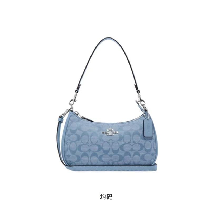 Koujia New Teri24 Underarm Bag Classic Monogram Print Mahjong Bag Commuter Versatile Crossbody Crescent Women's Bag