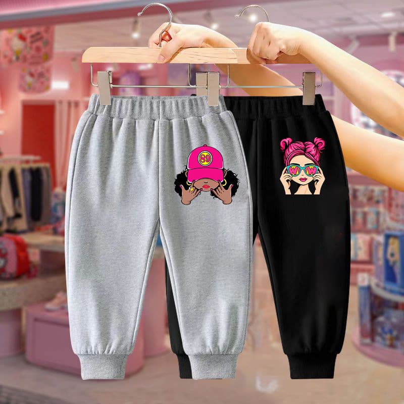 Cross-border Girls' Fashion Sweatpants 2026 Spring/Autumn New Children's Korean-style Pants for Toddlers and Girls Casual Long Pants