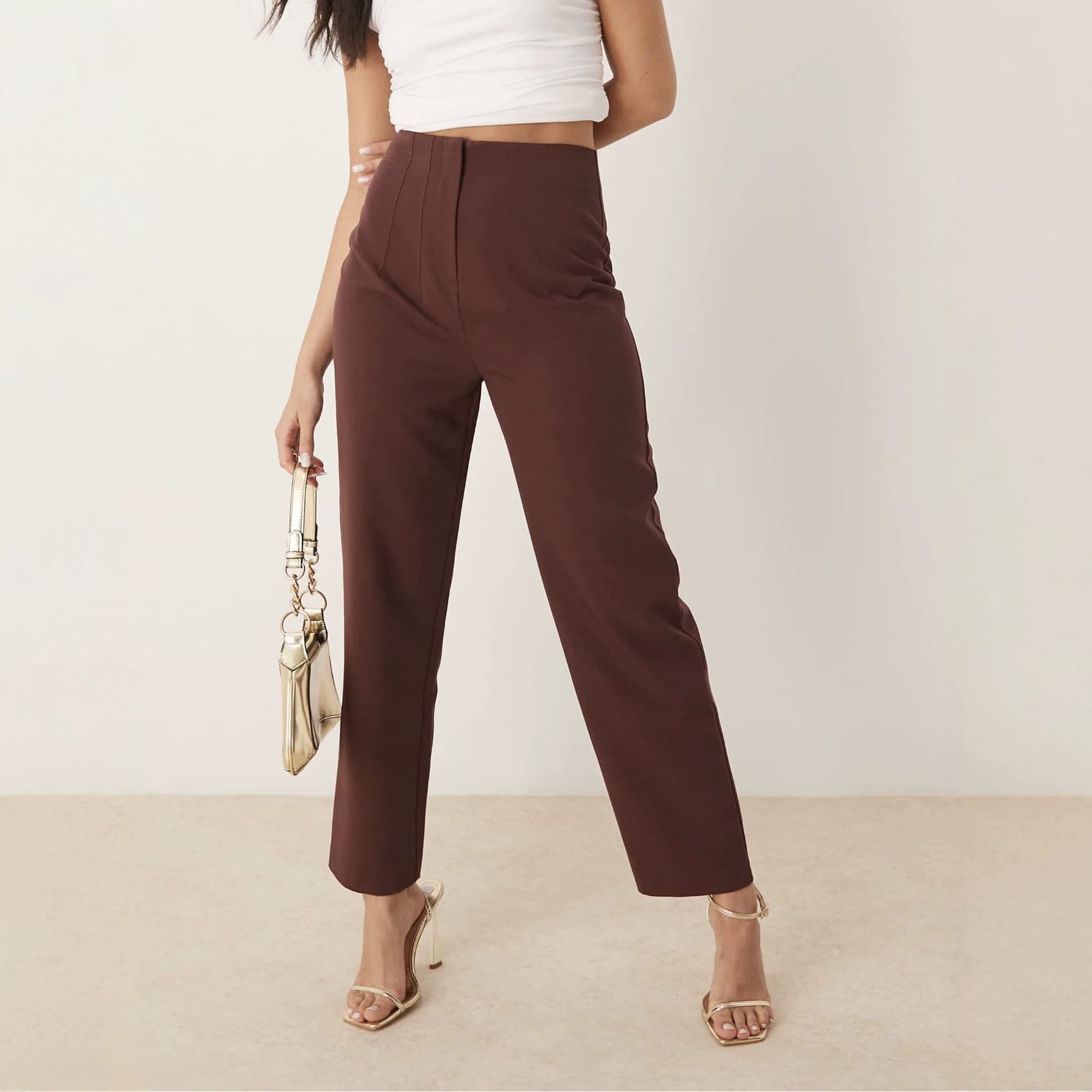 2026 Cross-border Amazon Europe/US High-Waist Dress Pants for Women, Versatile Straight-Leg Commuter Casual Trousers