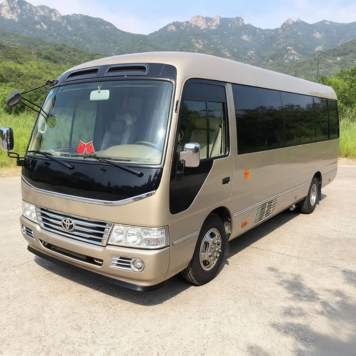 Export Supply Overseas Business Vehicle Toyota Coaster 19-23 Seat Midibus - Business Reception Commuter