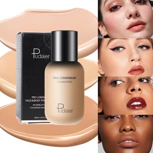 pudaier Little Milk Bottle Foundation, Concealing Contouring Moisturizing BB Cream Foundation Cream Isolation Cream Cross-border Bestseller Makeup