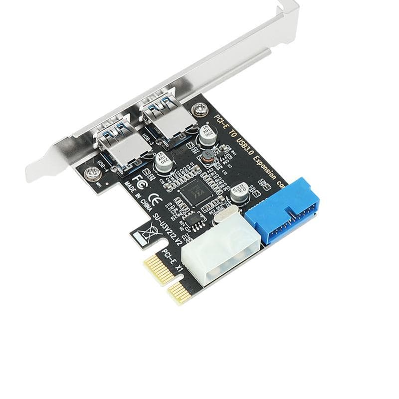 Desktop USB 3.0 Expansion Card PCI-E to USB 3.0 with Front 20-Pin Header USB 3.0 Adapter