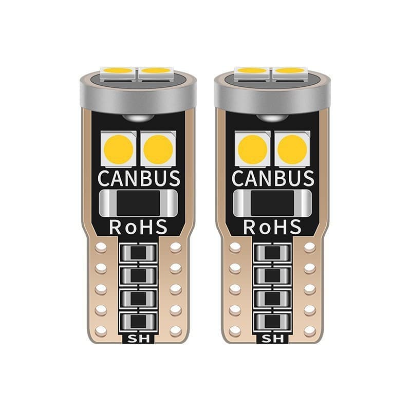 High Power Led T10 3030 6smd Reading Light Wide Angle Vehicle Light W5w No Polarity Required