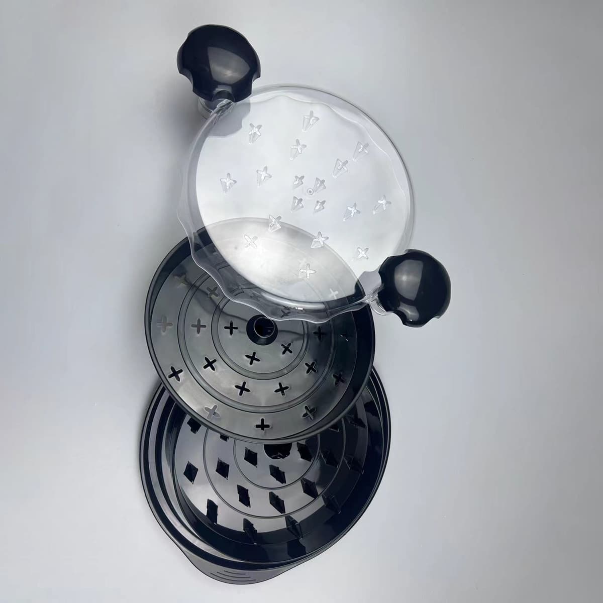 Chicken Shredder Machine Chicken Meat Shredder Slicing Separator Shredding and Mincer with Transparent Lid