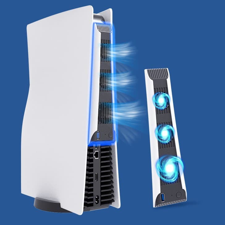PS5 Disc Edition Console Universal Cooling Fan PS5 Digital Edition Console Cooling Fan