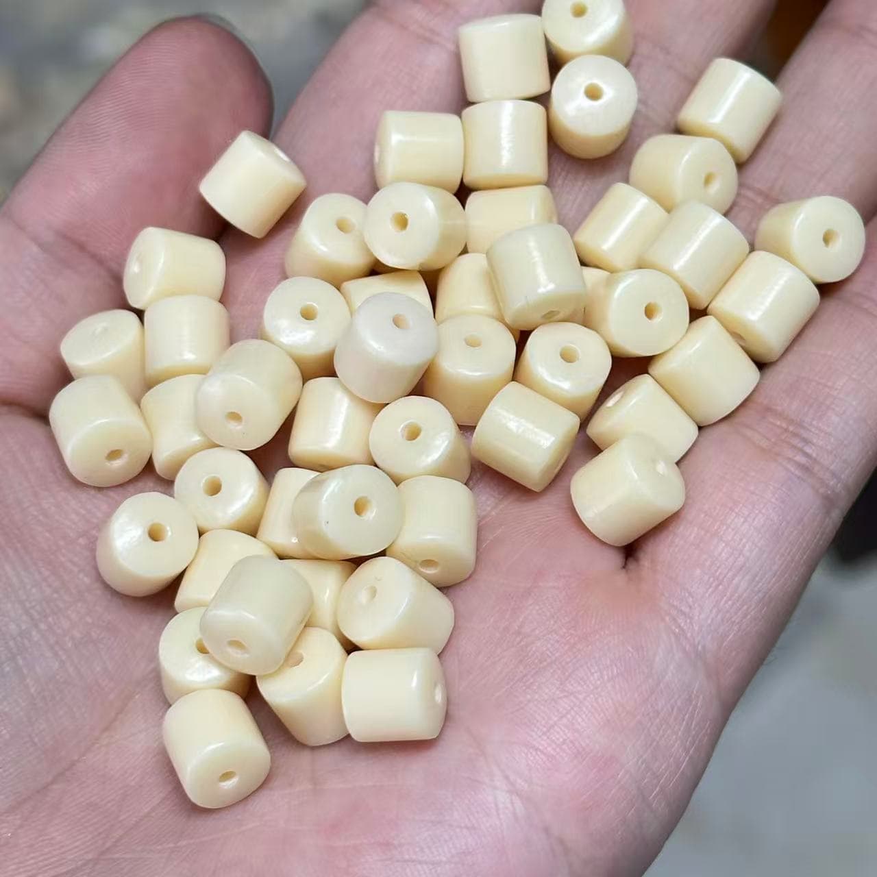 Ivory fruit barrel beads, loose beads, beaded bracelets and necklaces, DIY Bodhi fruit bracelets, super cute accessories, handheld pendants