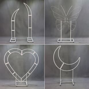 New Birthday Waterfall Flower Restaurant Decoration Display Stand Mobile Swivel Caster Arch Decoration Prop Outdoor Wedding