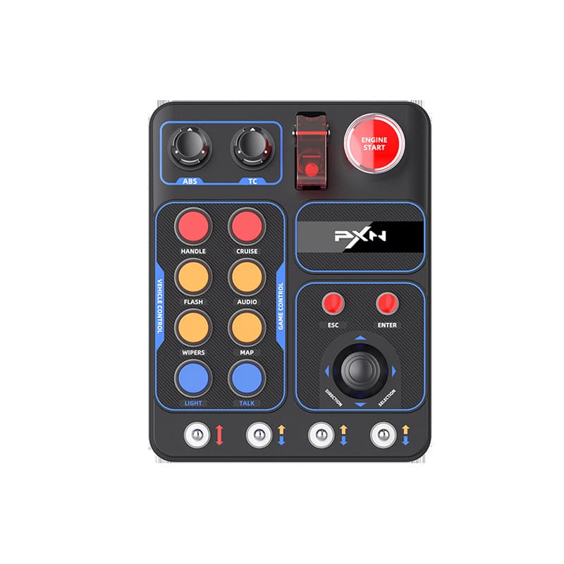 PXN CB1 Racing Game Steering Wheel Simulator Control Box for Euro Truck Simulator 2 Simulation Driving Buttons