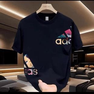 [90% Off Zone] Brand Vintage Short-Sleeve T-Shirt for Men and Women, Versatile Loose Fit, Chic Style