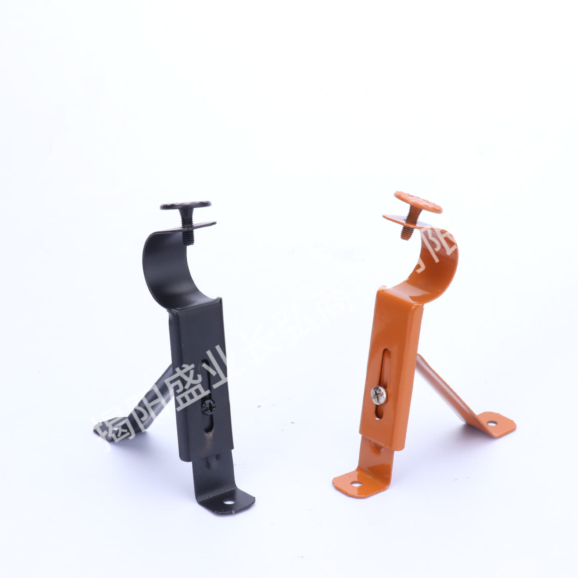 Export Iron Brackets Roman Rod Curtain Rod Brackets Curtain Accessories Single Bracket Adjustable Hooks Wall Hangers Bulk