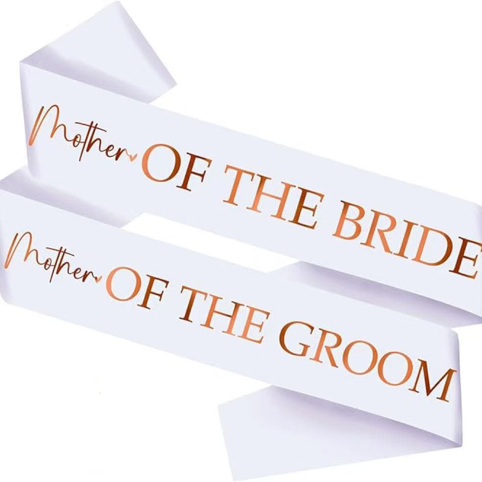 Groom's Mother Sash for Engagement or Wedding Party Decoration