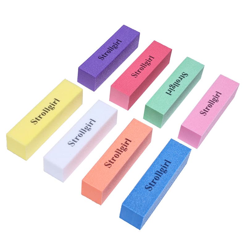 High Foam Sponge Nail Buffer Block Manicure Square File Sponge Block