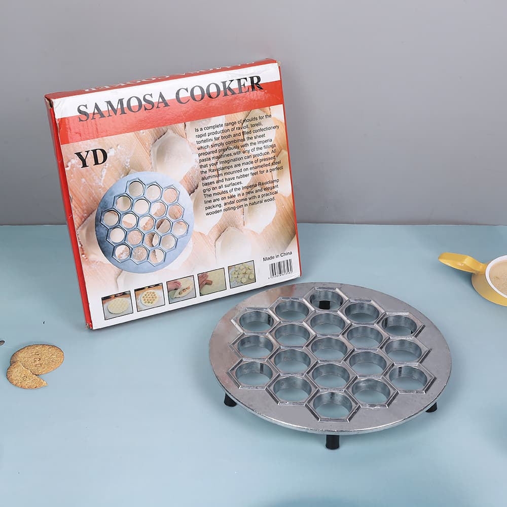 Cross-border Dumpling Maker 19-Hole Aluminum Alloy Dumpling Mold Russian Dumpling Tool
