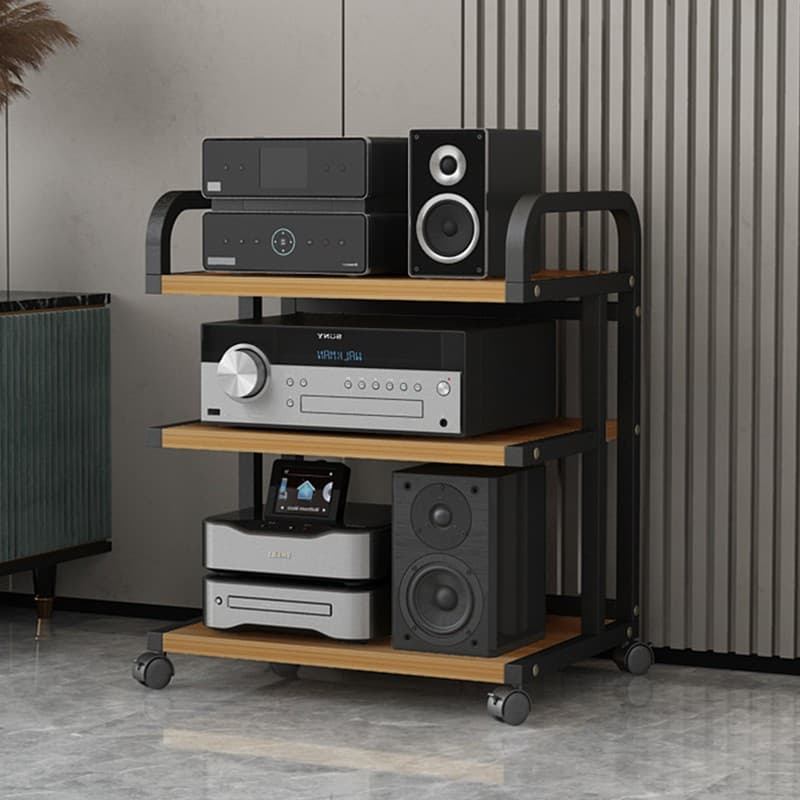Audio-visual amplifier rack, tube amplifier, Hi-Fi audiophile equipment cabinet, speaker rack, movable floor-standing multi-layer speaker box