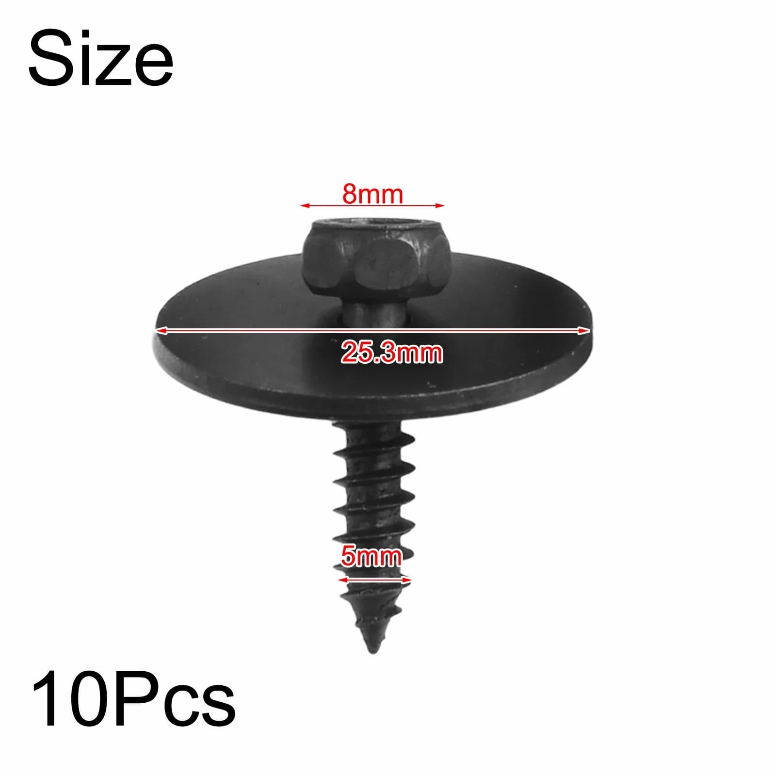 A0019906036 Is Suitable for Mercedes-Benz W203 W204 W207 W209 Bumper Engine Guard Fixing Screws