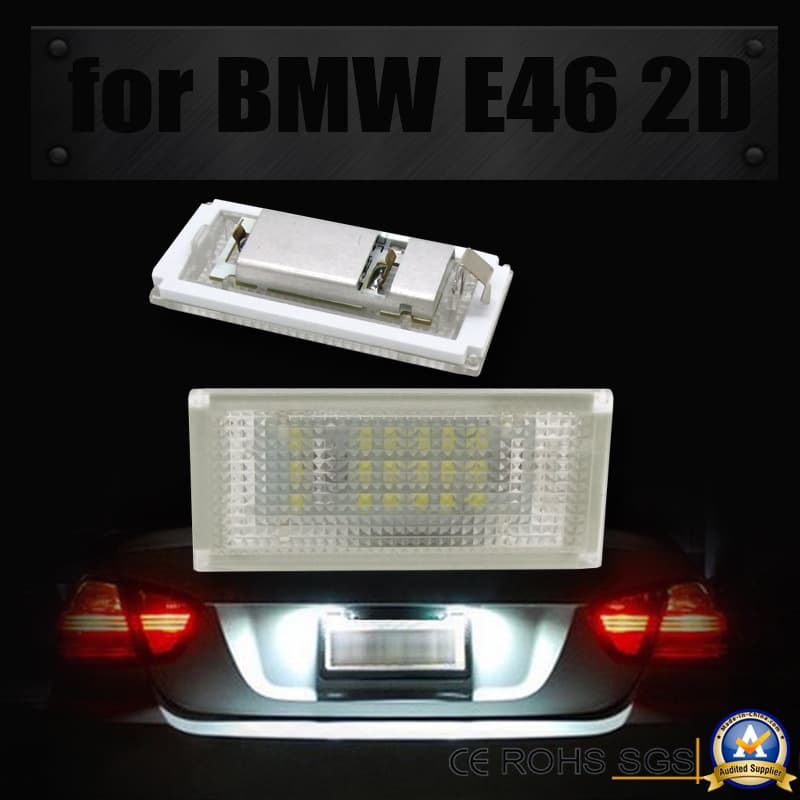 LED License Plate Light for BMW E46 Luxury Sedan Tail Light Accessories