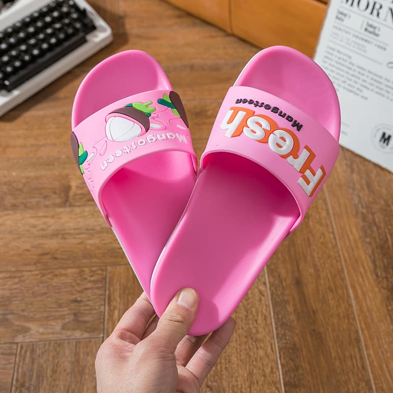 Summer Slippers for Women at Home for Couples Bathing Bathroom Non-Slip Soft Bottom Indoor Deodorant Home Household Men's Slippers