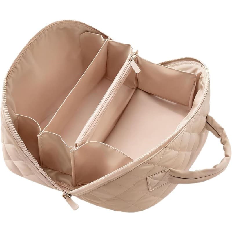 Amazon nylon embroidered women's cosmetic bag handbag travel toiletry storage bag beauty bag small square bag