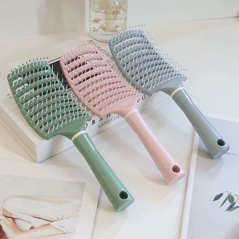 Fluffy Comb, Bangs Roller, Long Hair Massage Comb, Large Curved Rib Comb Styling Tool for Women, Home Use, Export Quality