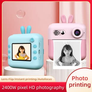 Cross-border New HD Mini Digital Printing Camera Photo Print Instant Print Camera Gift Wholesale