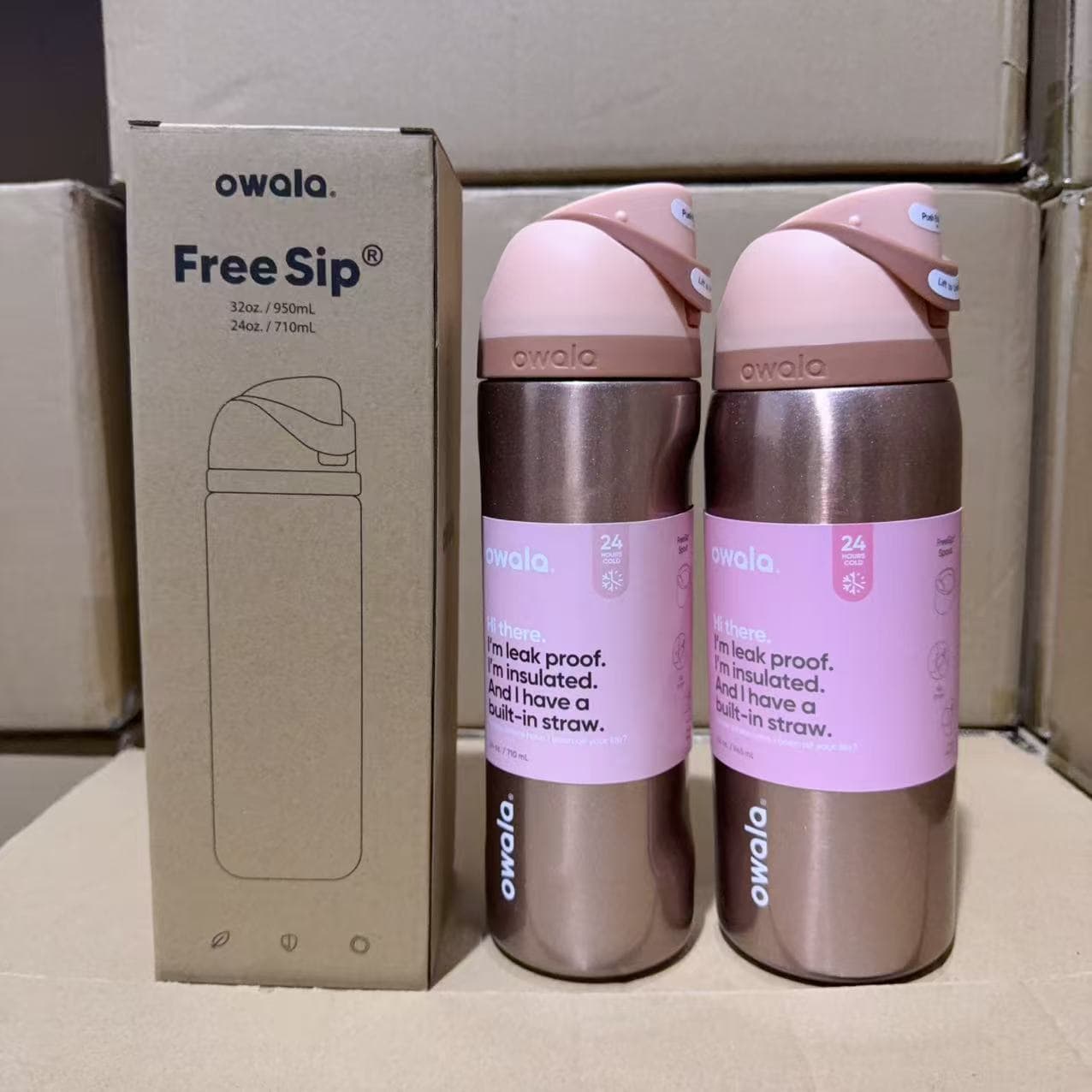 North America Style Double-Drink Insulated Cup with Straw and Direct Sip, Portable for Men and Women, Cold Retention Water Bottle with Handle for Outdoor Travel