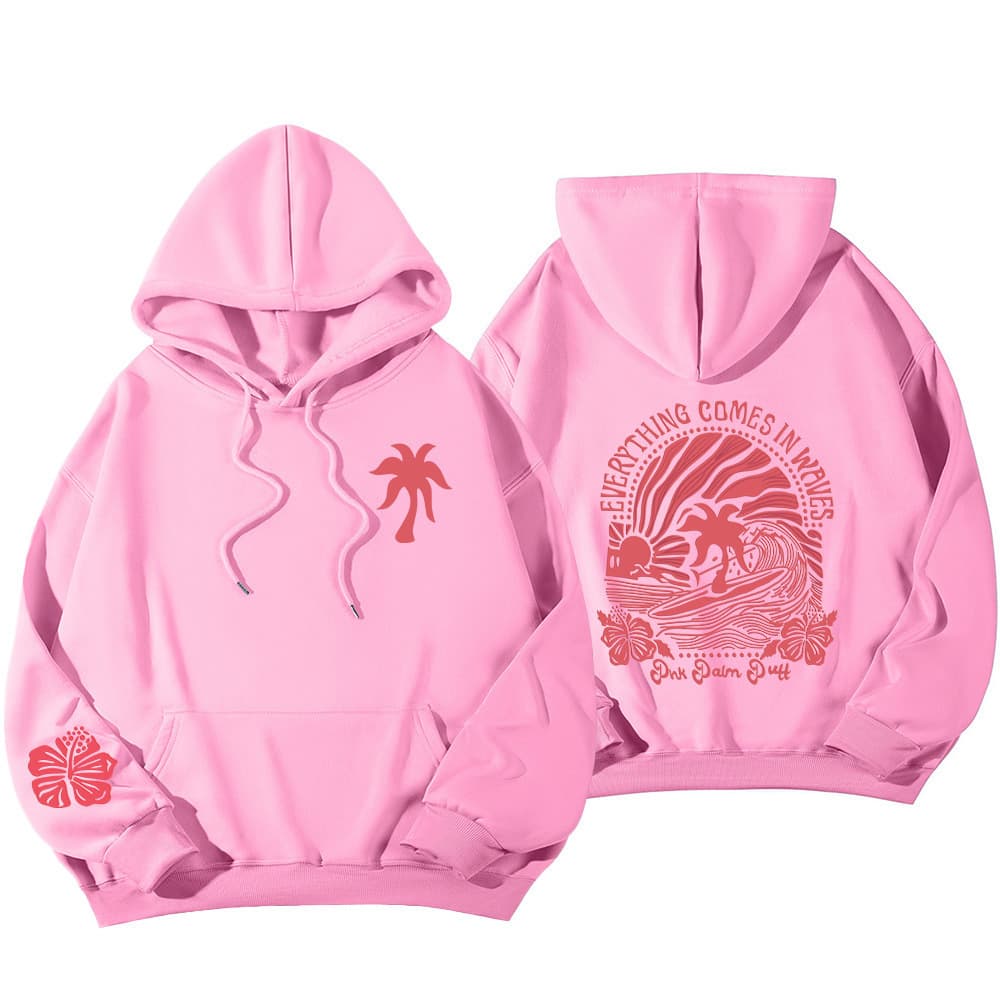 Cross-border 2024 Autumn/Winter XS-5XL Fleece-Lined Women's Hoodie with Ribbed Cuffs and Hem, Loose Fit, Warm Hooded Sweatshirt