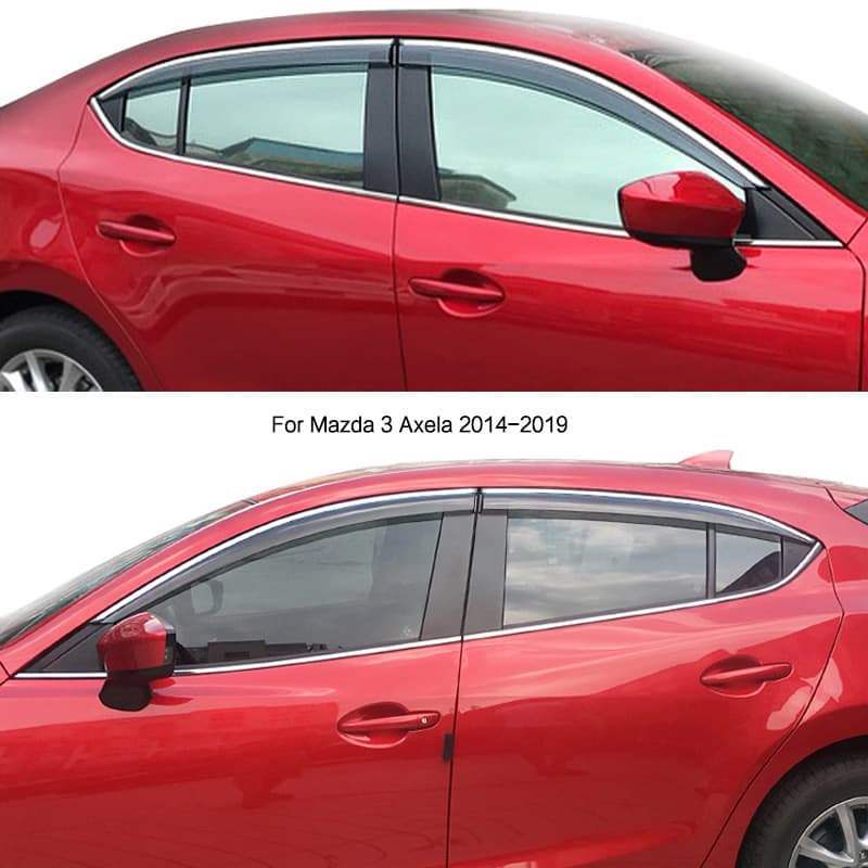 Dedicated Mazda 3 Axela 2014-2019 Window Visors Rain Guards