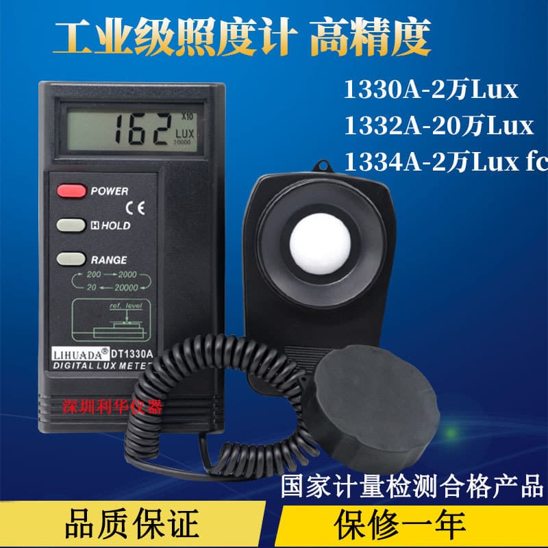 High-precision industrial digital illuminance meter, luminance meter, photometer, lamp and LED lamp tester