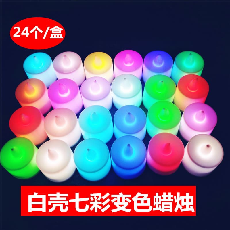 Led Electronic Candle Light Birthday Wedding Display Tea Candle Qixi Festival Valentine's Day Gift
