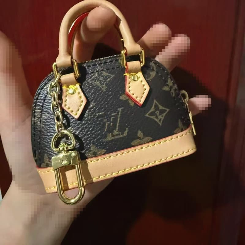 New Cross-Border Mini Shell Bag Pendant Crossbody Chain Bag Coin Purse Keychain Fashionable Cute Women's Bag