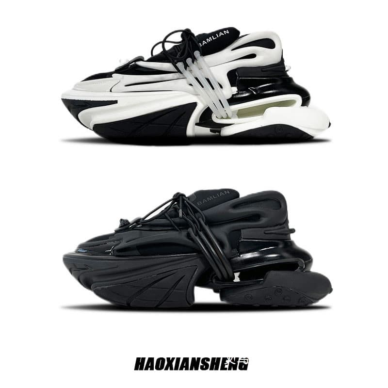 European Station Spaceship Space Shoes Niche Couple Bullet Dad Shoes Men's Ins Trendy Technology Yacht Shoes Women