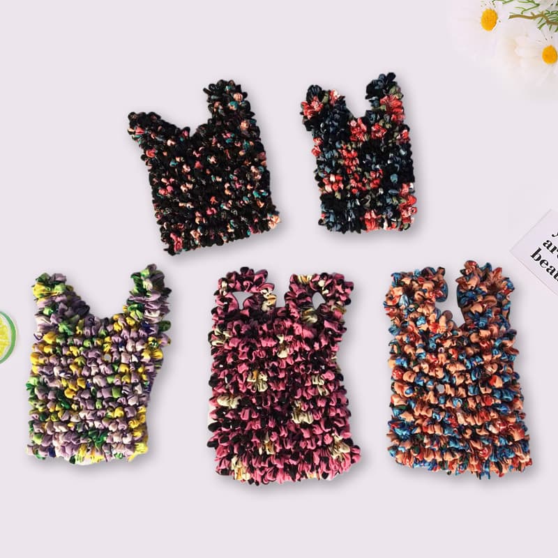 Zhao Lusi Same Style Magic Bag Expandable Bag Pleated Bag Women's Trendy Ins Viral Large Capacity Multi-purpose Bubble Handbag