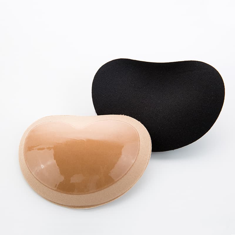 Invisible thickened enhancing seamless no-trace self-adhesive bio-silicone bra pads, ultra-thick sponge padding